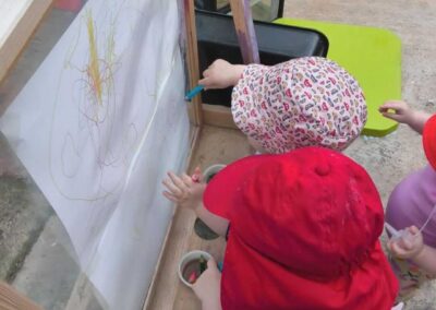 Little Woodlands Day Nursery. Painting
